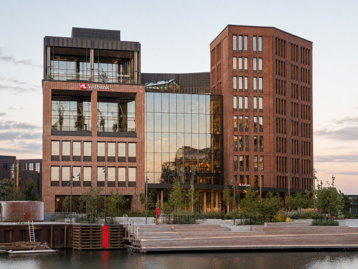 AL Huset – Arbejdernes Landsbank, facade på Sluseholmen